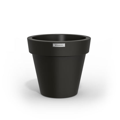 A small Modscene planter pot made in black. Australian pots.